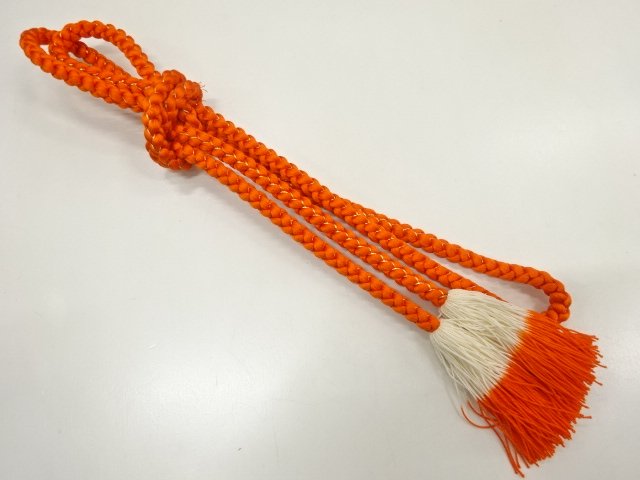 JAPANESE KIMONO / HAND-TIED OBIJIME CORD
